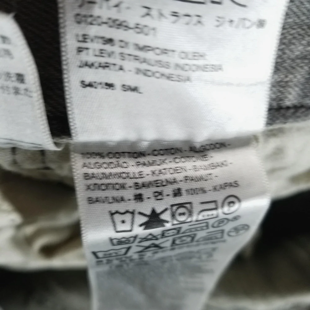 Levis 501 Jeans Mens 38x30 Gray Regular Straight Light Wash Comfort Denim